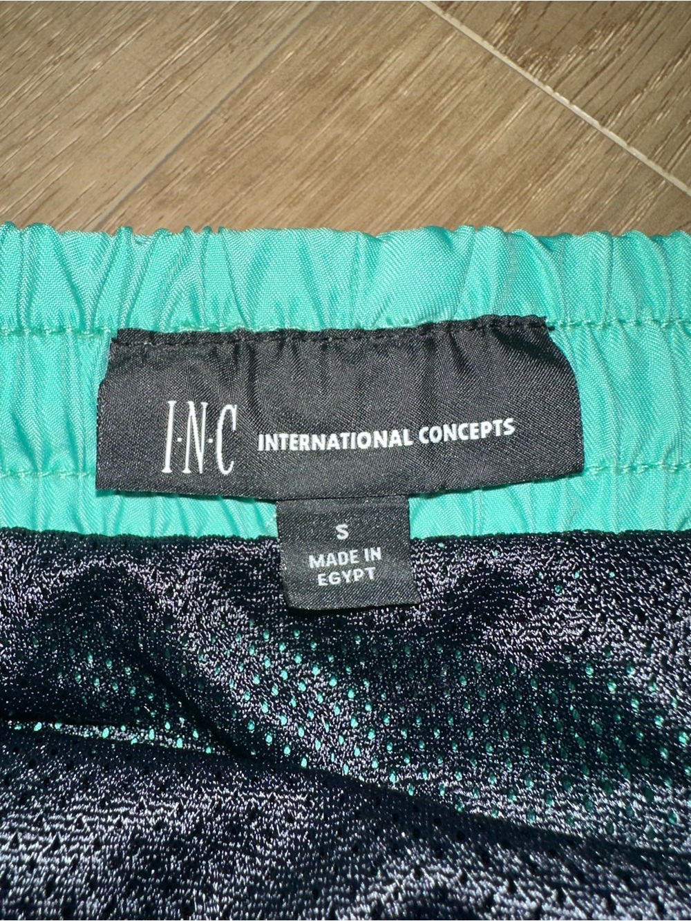 INC International Concepts Aqua Swim Trunks - Picture 2 of 3